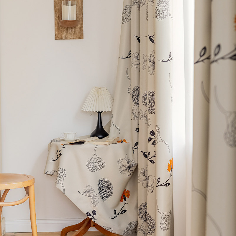 特价新款全遮光卧室遮光窗帘北欧简约田园儿童隔热防晒租房挡光布,淘宝优惠券,粉丝福利购,淘宝优惠卷
