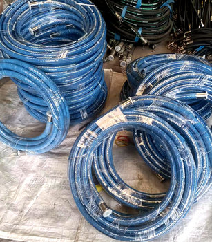 ອາຫານຄວາມກົດດັນສູງ spiral steel wire hose food grade rubber hose steam pipe high temperature resistant medicine beer milk special