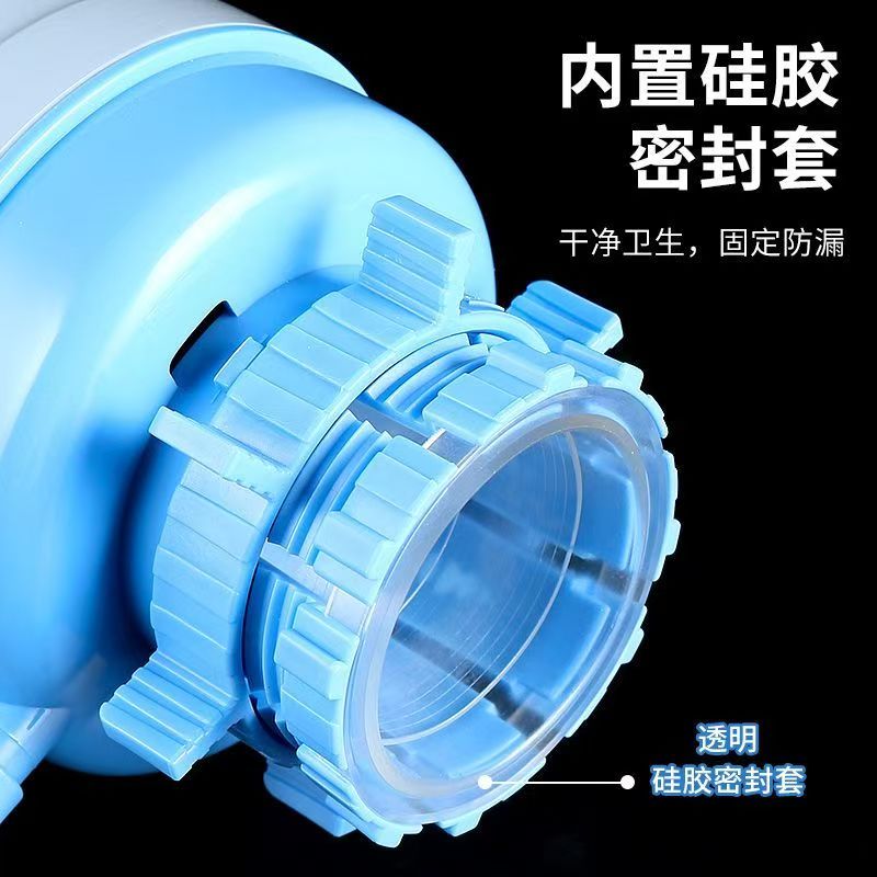 德国品质桶装水抽水器手压式饮水机纯净水桶手动压水器家用出水器 - 图0