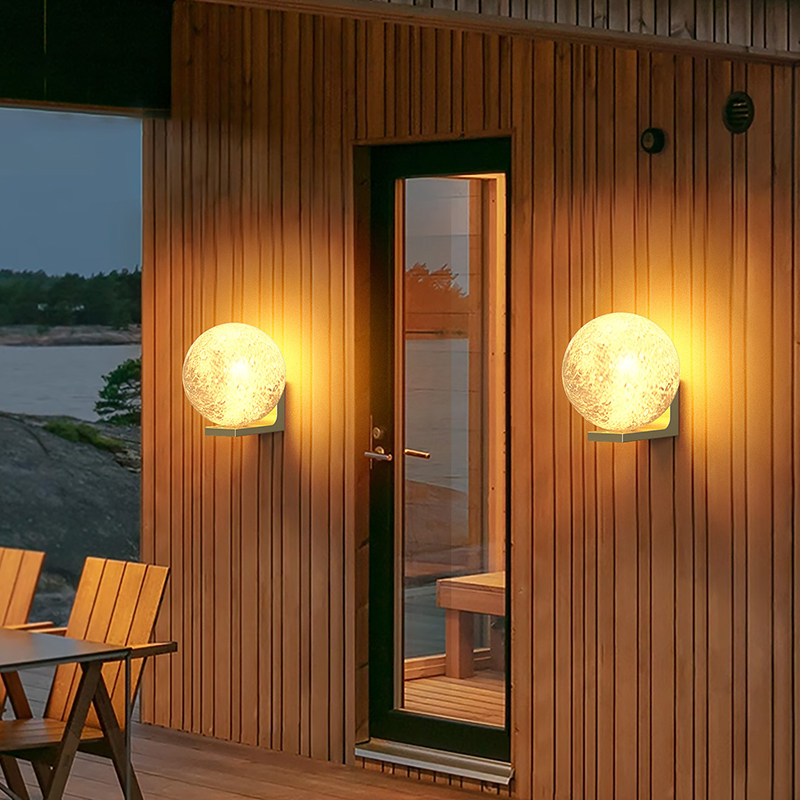 户外壁灯月球灯防水别墅露台阳台花园门墙壁灯别墅简约氛围庭院灯,淘宝优惠券,粉丝福利购,淘宝优惠卷