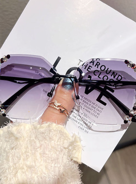 2026无框变色防紫外线太阳眼镜