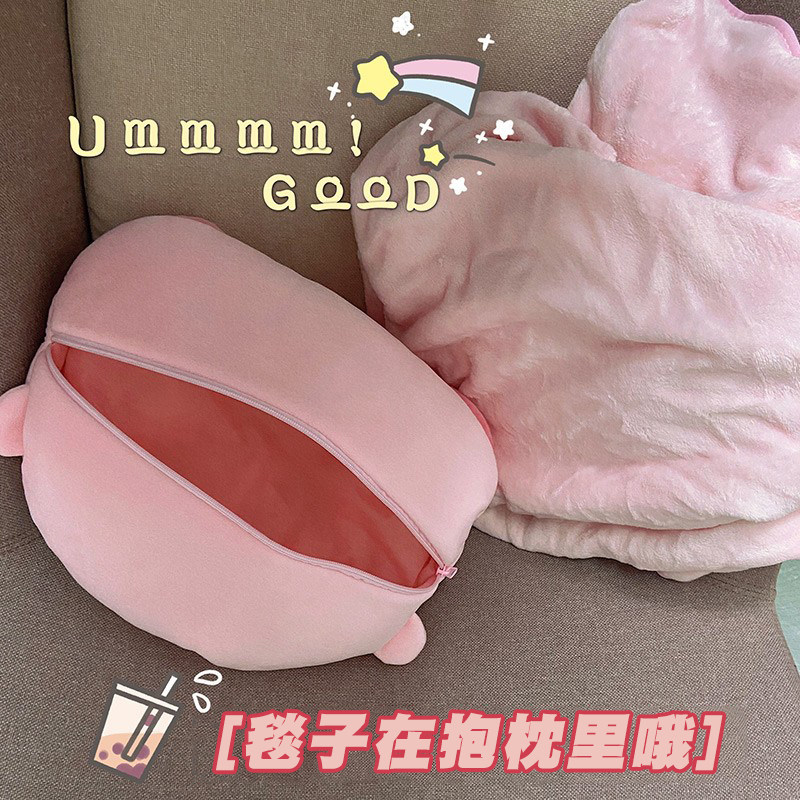 空调被毯子抱枕二合一午睡觉枕头靠垫靠背两用男女生卡通节日礼物,淘宝优惠券,粉丝福利购,淘宝优惠卷