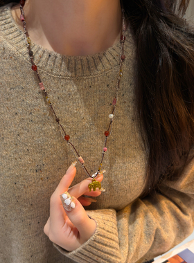 十里间【童话小象】串珠长款项链