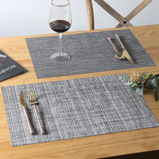 Nordic place mat Baipinliang rectangular dining table mat