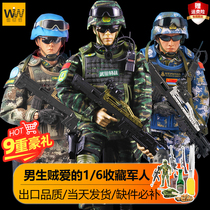 Peace Mission China Soldiers Model Toy Soldiers Mobile Military Hands for Discharged Gifts Special Soldiers PLA