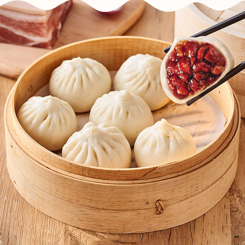 三全广式蜜汁叉烧包400g营养早餐方便速食茶楼早茶包点冷冻半成品,淘宝优惠券,粉丝福利购,淘宝优惠卷