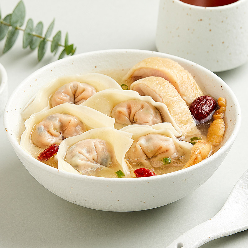 三全老上海风味荠菜猪肉大馅馄饨500g 早餐速食菌菇肉多多小云吞,淘宝优惠券,粉丝福利购,淘宝优惠卷