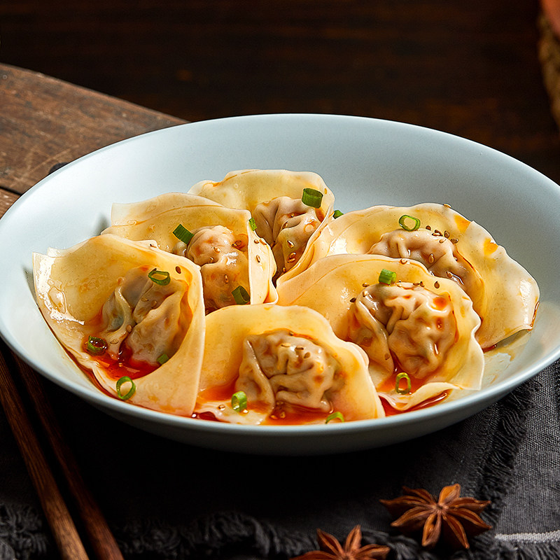 三全老上海风味荠菜猪肉大馅馄饨500g 早餐速食菌菇肉多多小云吞,淘宝优惠券,粉丝福利购,淘宝优惠卷