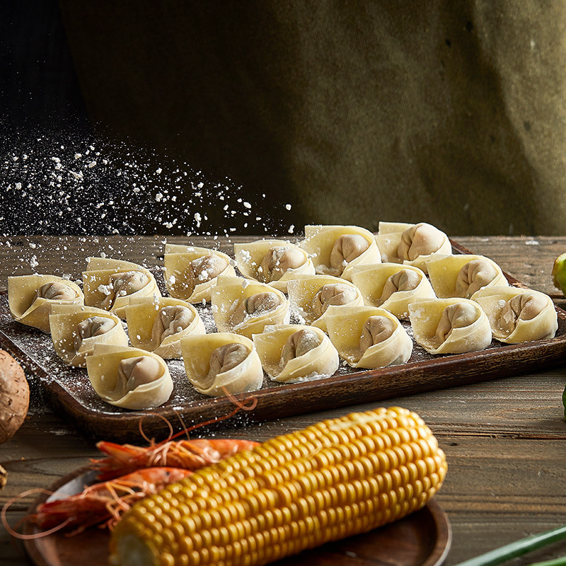 三全老上海风味荠菜猪肉大馅馄饨500g 早餐速食菌菇肉多多小云吞,淘宝优惠券,粉丝福利购,淘宝优惠卷