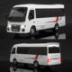 Coaster van alloy car mold