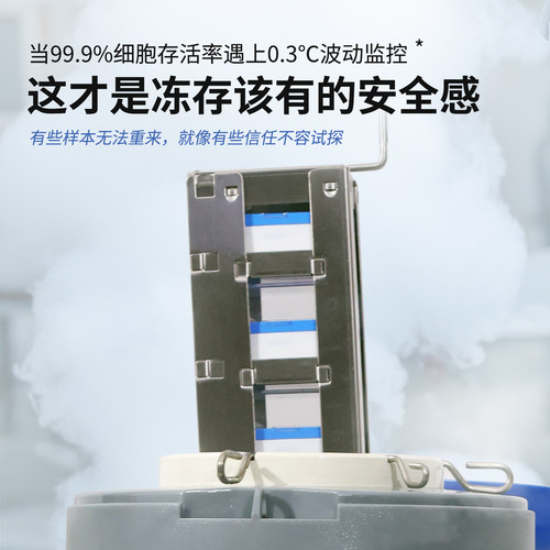 天驰实验室液氮罐30升细胞转运液氮罐提篮冻存架保存细胞 - 图0