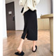 Woolen autumn and winter temperament H-shaped skirt with high-end feel