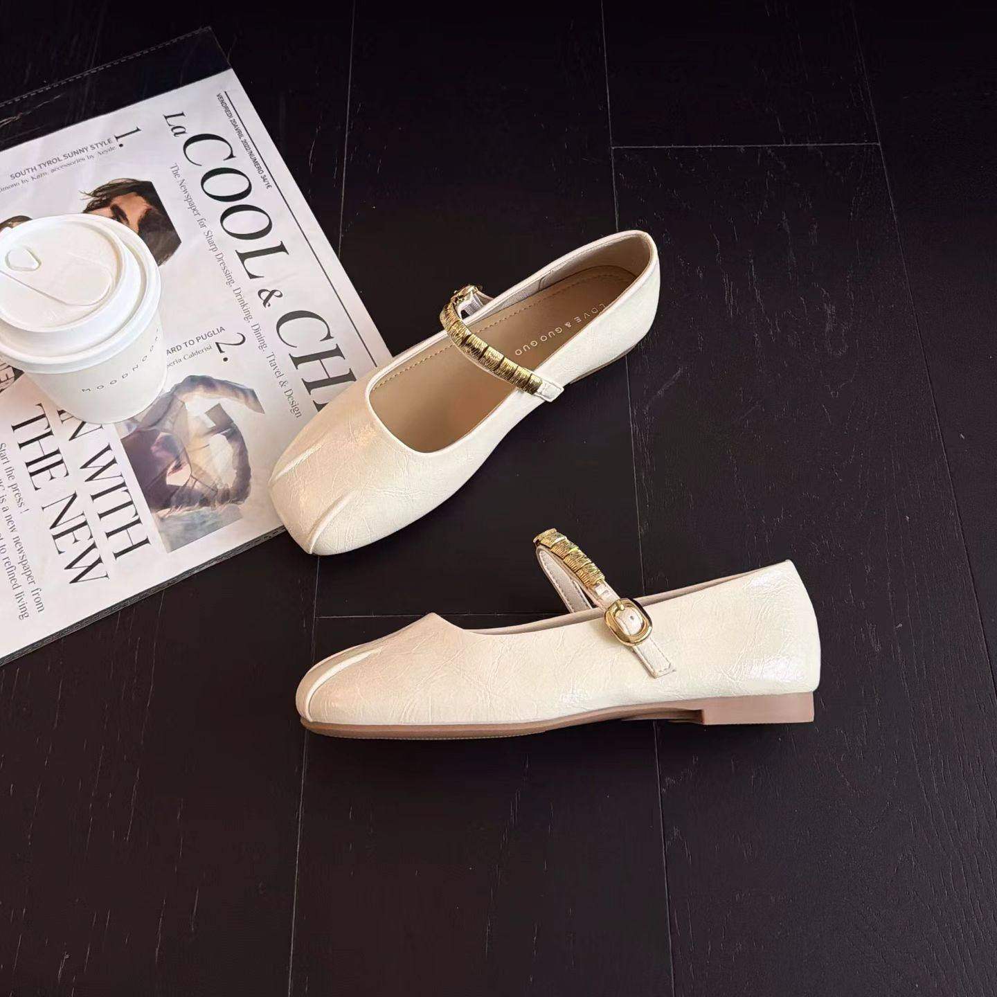 c女鞋单鞋26新款时装单鞋平底鞋玛丽珍女鞋方头单鞋时尚百搭舒适,淘宝优惠券,粉丝福利购,淘宝优惠卷