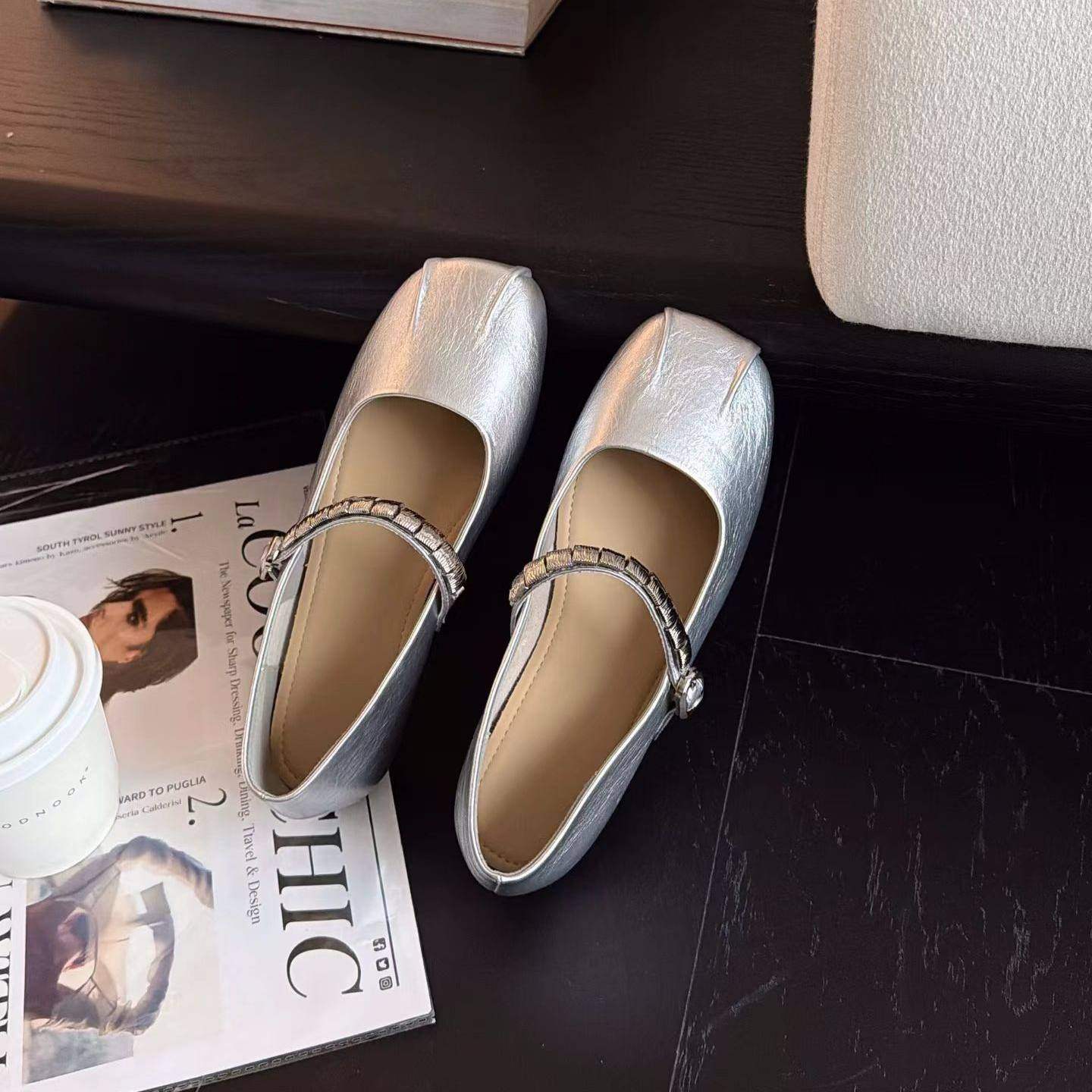 c女鞋单鞋26新款时装单鞋平底鞋玛丽珍女鞋方头单鞋时尚百搭舒适,淘宝优惠券,粉丝福利购,淘宝优惠卷