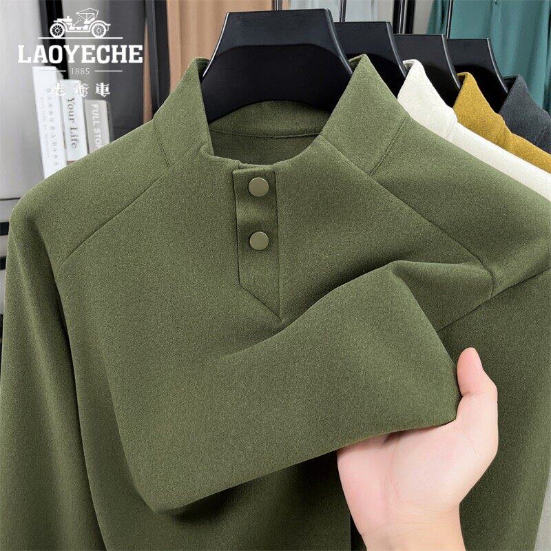 Authentic classic car autumn and winter men's long-sleeved T-shirt