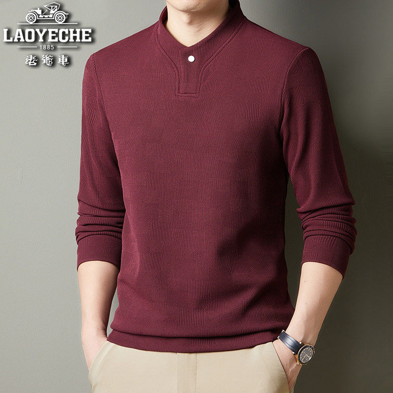 Classic car long sleeve t-shirt for men 2025 spring