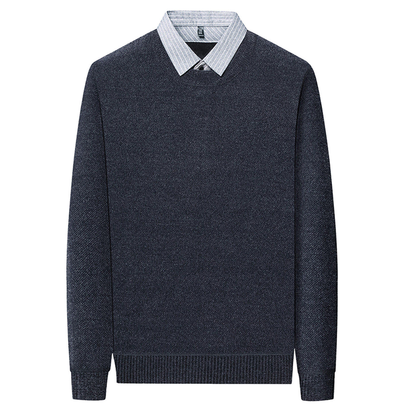 Men's classic car integrated ferret velvet sweater