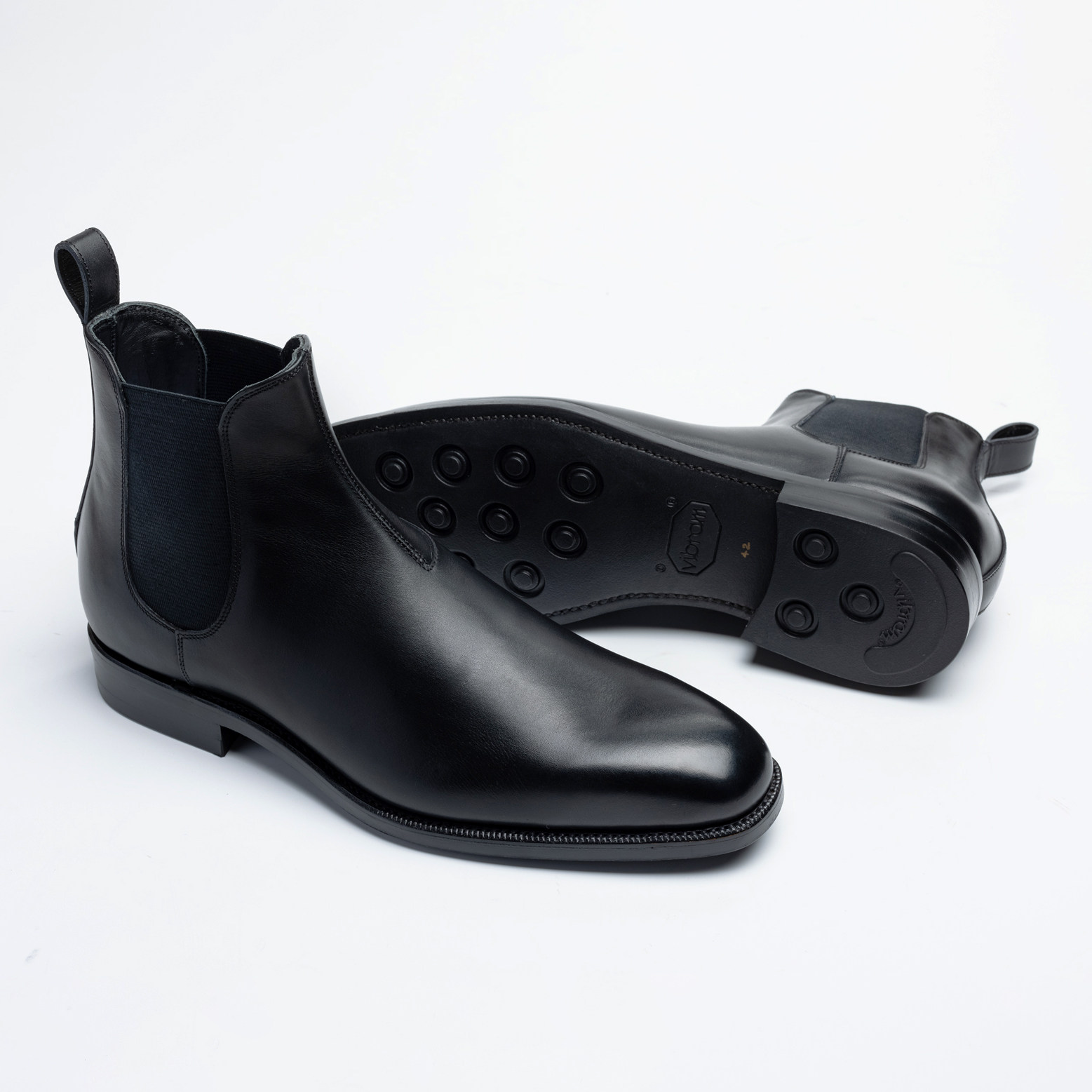 MATTINA Liszt Chelsea Boot真皮经典固特异手工正装皮鞋切尔西靴 - 图3