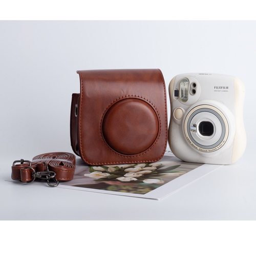 富士拍立得mini25透明壳保护壳迷你25/26相机复古包套 电池自拍镜 - 图1