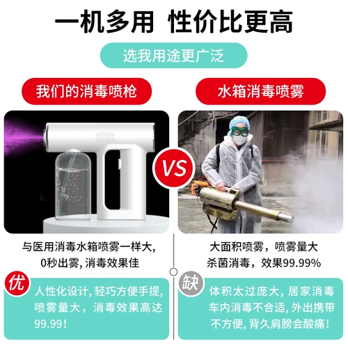 [Рекомендуемая дезинфекция] Дезинфекция спирта. Оружейное распыление беспроводной атомийзер k5