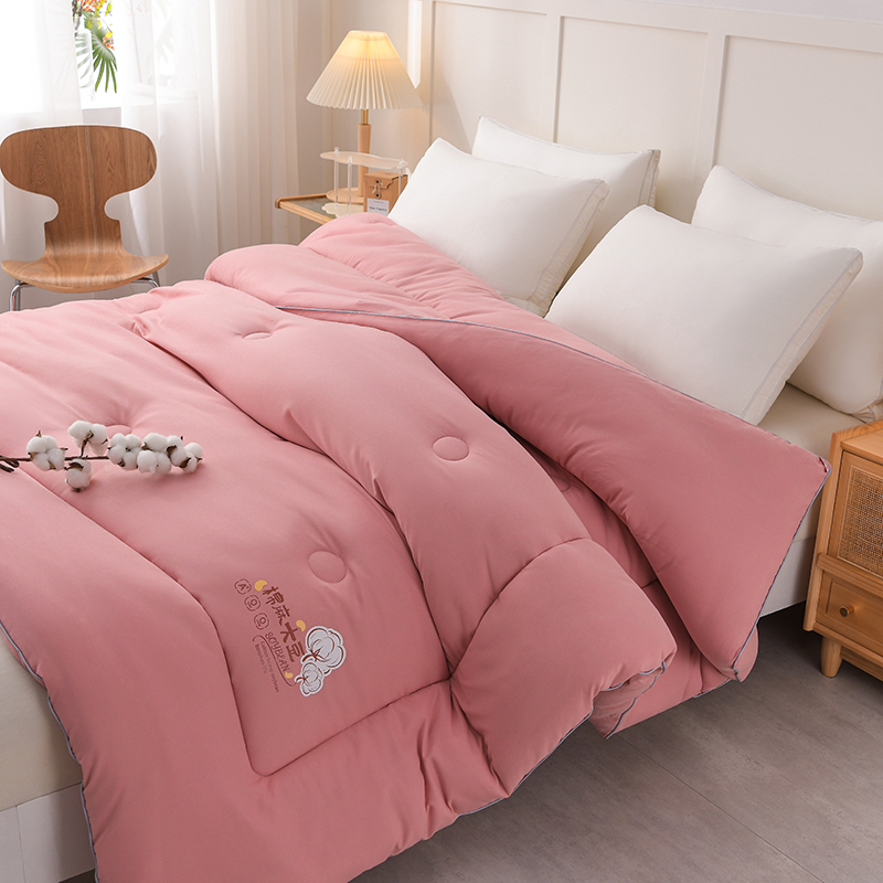 大豆纤维被子春秋被芯6斤加厚保暖冬被学生单人家用被褥10斤8特厚 - 图1