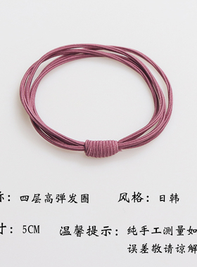 高弹力耐用橡皮筋女扎头发头绳
