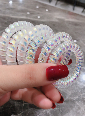 人鱼姬无痕甜美风超仙发绳电话线
