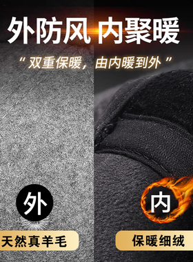 浅灰色简约纯色羊毛呢棒球帽男冬