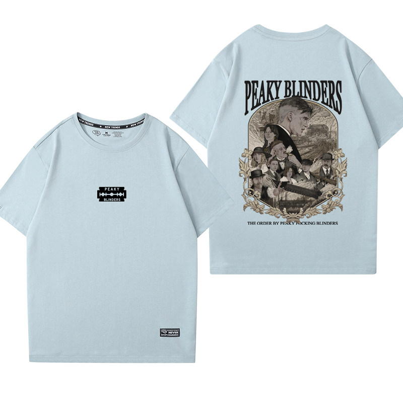 浴血黑帮谢尔比周边剃刀党复古t恤 潮货制燥T恤