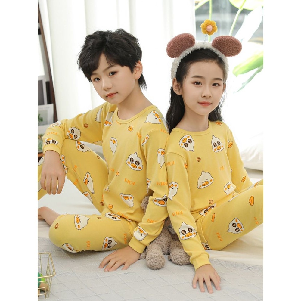 儿童秋衣秋裤纯棉男童打底棉毛衫中小童衬衣线裤女童保暖内衣套装,淘宝优惠券,粉丝福利购,淘宝优惠卷