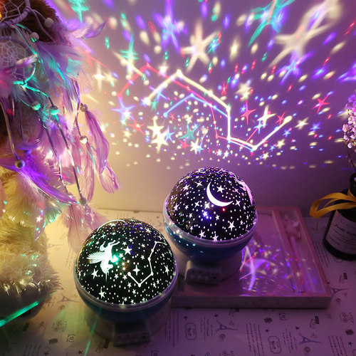 七彩旋转变色福字灯新年过年阳台装饰灯春节彩灯氛围灯家用气氛灯 - 图2
