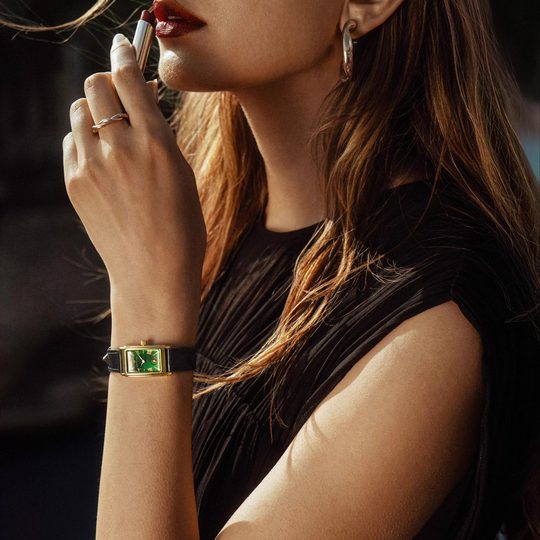 Официальное восхищение флагом Hamilton, американские ретро маленькие квадратные часы