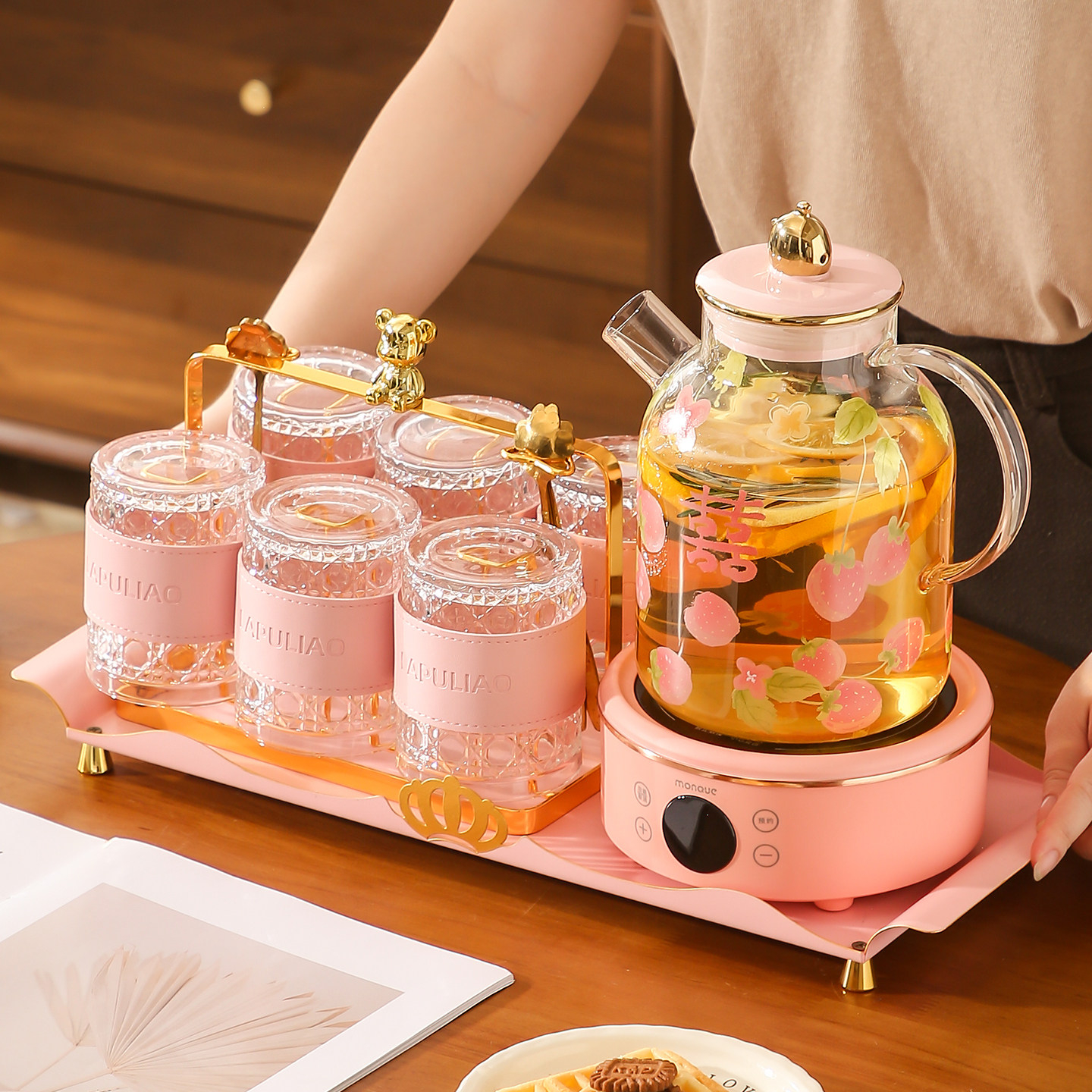 新婚礼物送闺蜜新人新娘有意义高级实用大气杯子结婚茶具套装陪嫁