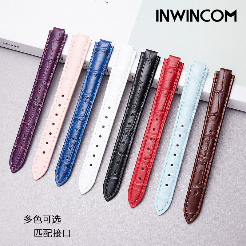 适配casio 4029凸口真皮系列手表带 inwincom配件