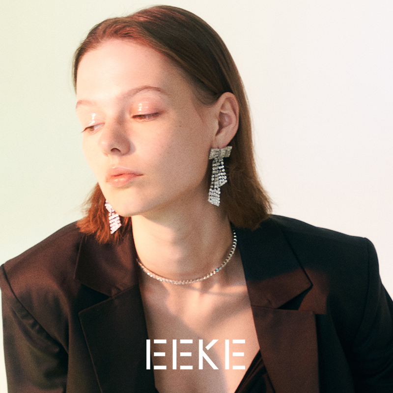 EEKE 蝴蝶结耳钉小众设计耳环高级 午后派对系列 EEKE 蝴蝶结耳钉小众设计耳环高级 午后派对系列