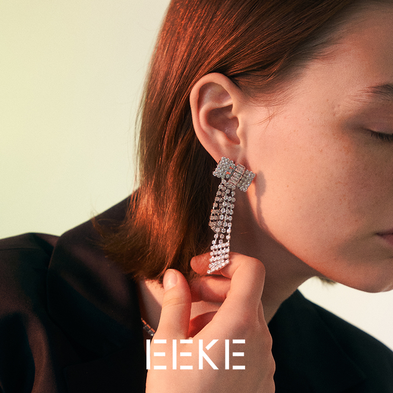 EEKE 蝴蝶结耳钉小众设计耳环高级 午后派对系列 EEKE 蝴蝶结耳钉小众设计耳环高级 午后派对系列