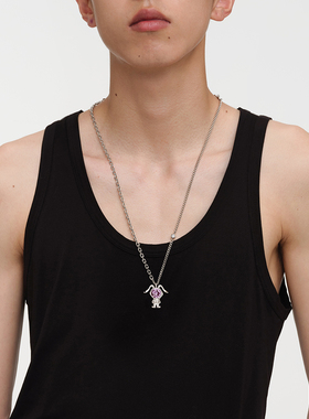 YURITAN太空兔吊坠项链