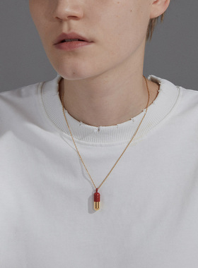 华晨宇同款YURITAN胶囊项链时尚潮酷情侣款项链颈饰