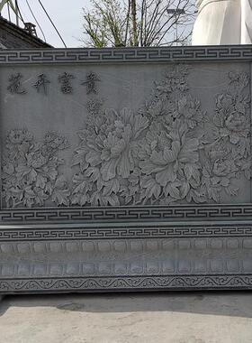 石雕影壁墙花岗岩照壁青