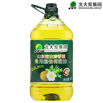 北大荒山茶油橄榄油4L橄榄油食用油调和油5L植物调和油清香型02