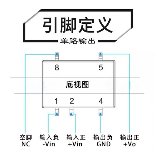 B0505XT-1WR3/0503/0509/0512/0515/0524 1W 金升阳DC模块电源 - 图2