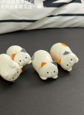 发条翻滚小猫转圈圈滚动尾巴上弦会动逗猫神器解压玩具可爱猫咪