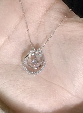 花环蝴蝶结项链女潮酷辣妹不色ins小众设计感送女友