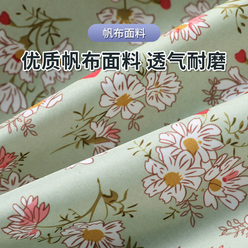 新款韩版帆布罩衣女家用厨房可爱围裙做饭防水防油夏透气时尚围腰 - 图0