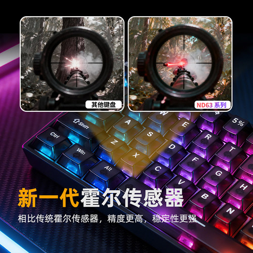 艾石头ND68/ND63系列磁轴机械键盘Pro游戏电竞专用台式电脑客制化 - 图1