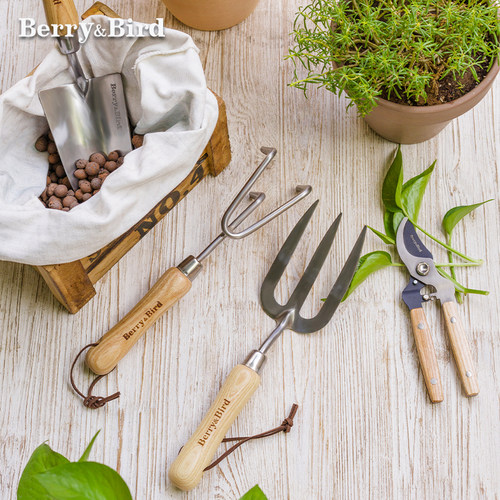 Berry&Bird园艺工具三件套装种花换盆栽小铲子松土拌肥家用阳台BB - 图3