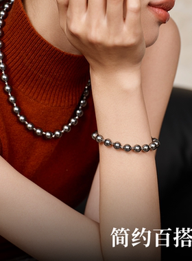 羽兮高级感珍珠手链女