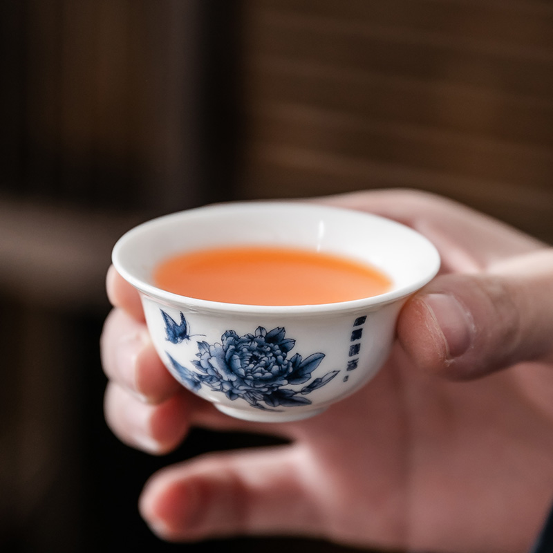 Dehua portable travel tea set