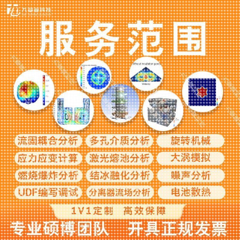 代做Abaqus/Ansys/Fluent/Comsol/Edem/Lsdyna/Matlab/有限元分析 - 图0