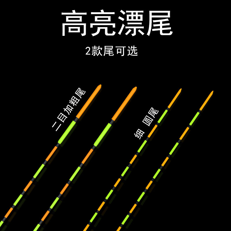 小碎目高灵敏鱼漂套装加粗醒目纳米浮漂轻口鲫鱼漂野钓浮标防风浪